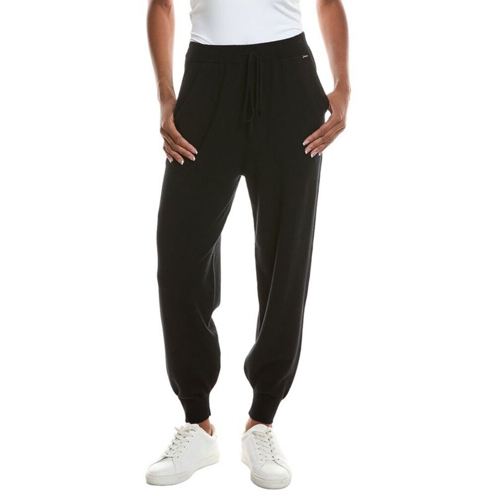St. John Womens  Cashmere-Blend Jogger, Black